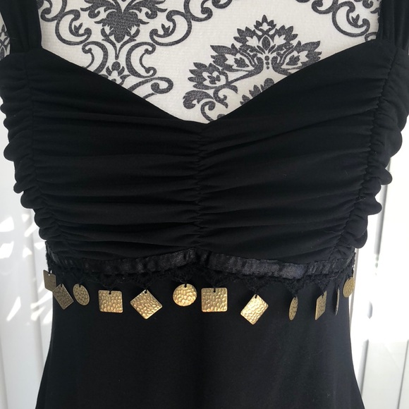 B Works adorned tunic w/metallic geometric dangles - Picture 2 of 8